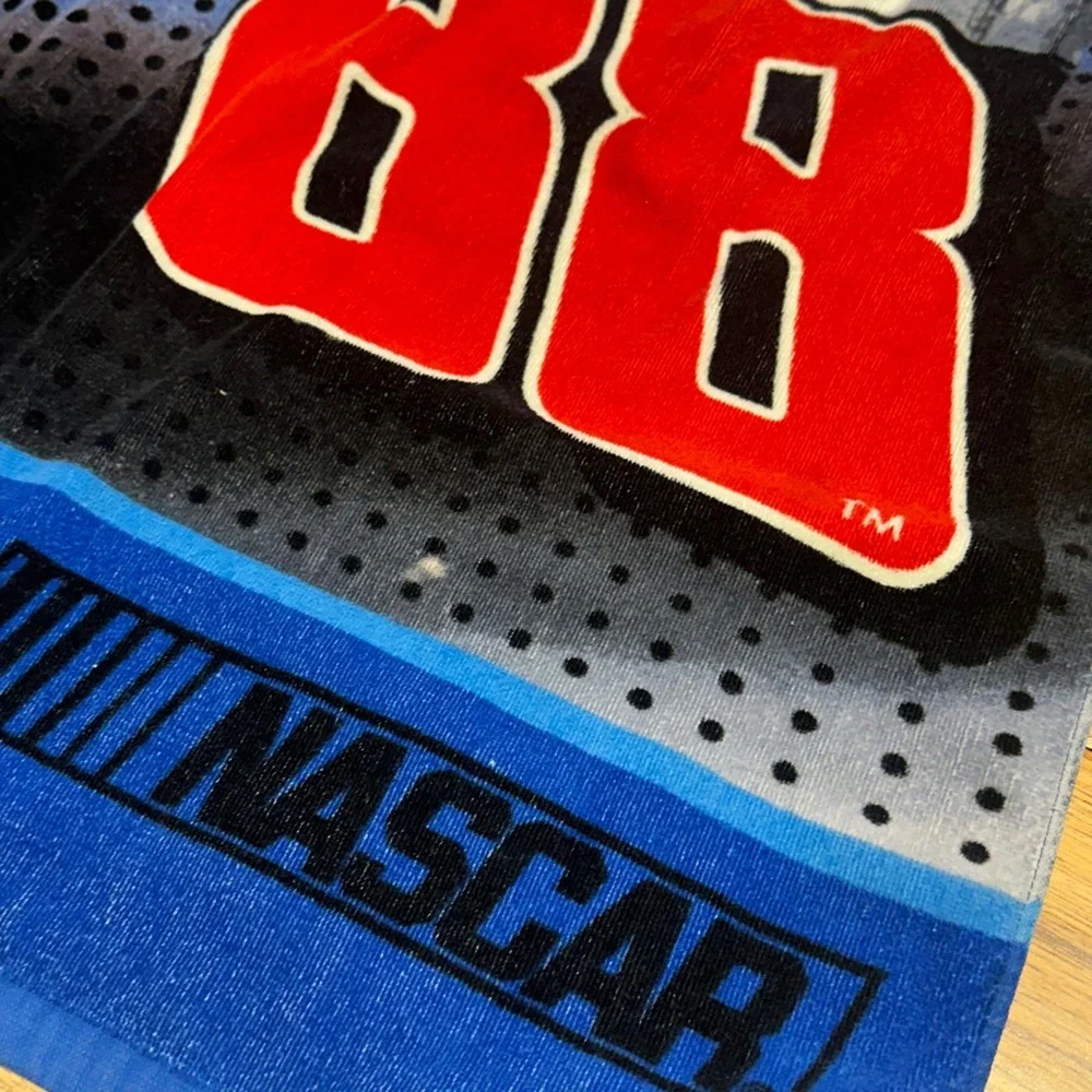 NASCAR Dale Earnhardt Jr 88 National Guard Beach Towel‎ Blue Black 30x58 Racing